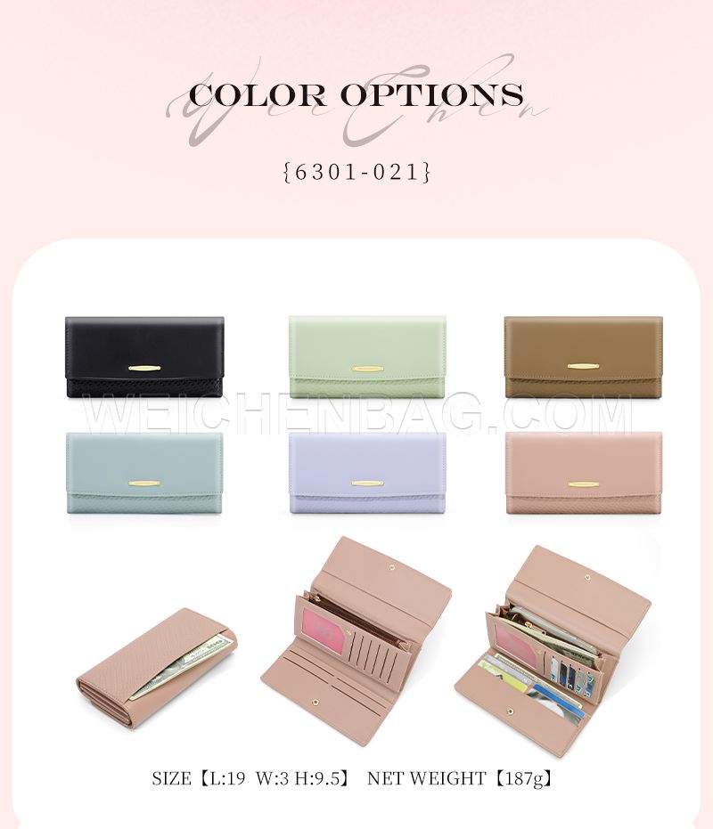 Ladies Long Purse 6301-021
