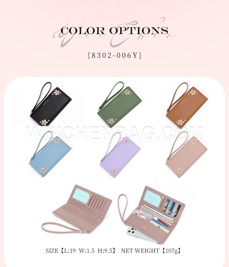 Ladies Long Purse 8302-006Y