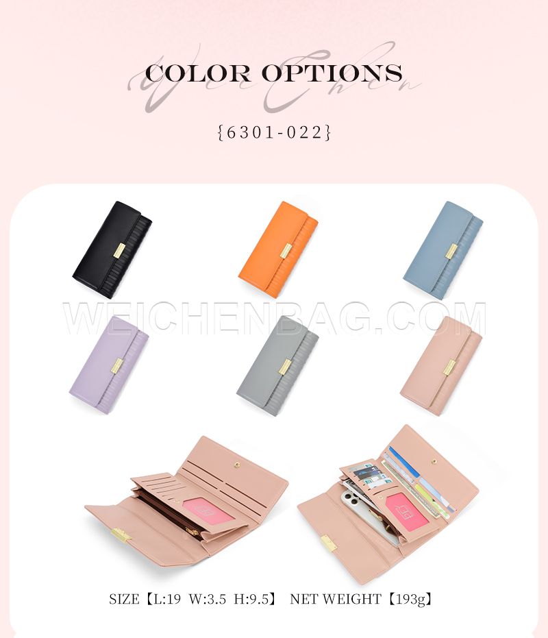 Ladies Long Purse 6301-022