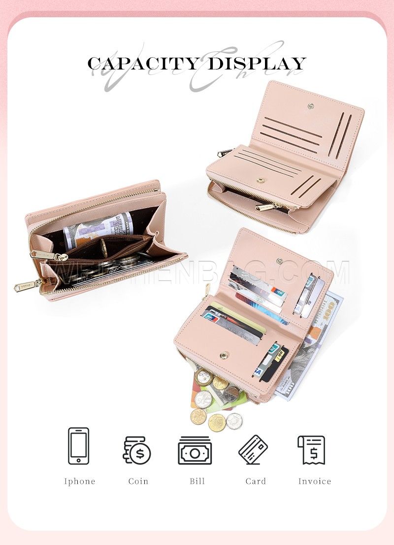 Ladies Short Purse 6416-001Y