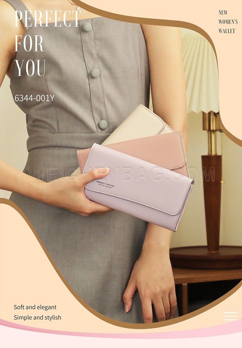 Ladies Long Purse 6344-001Y