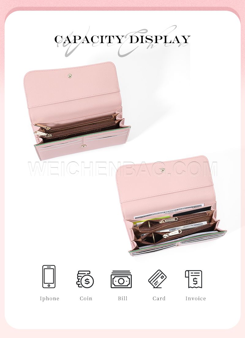 Ladies Long Purse 6344-001Y