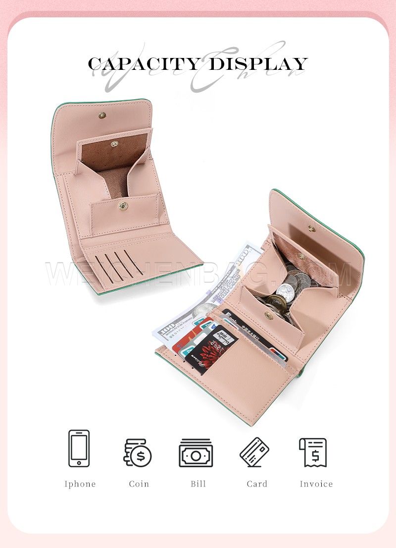 Ladies Short Purse 6461-001Y