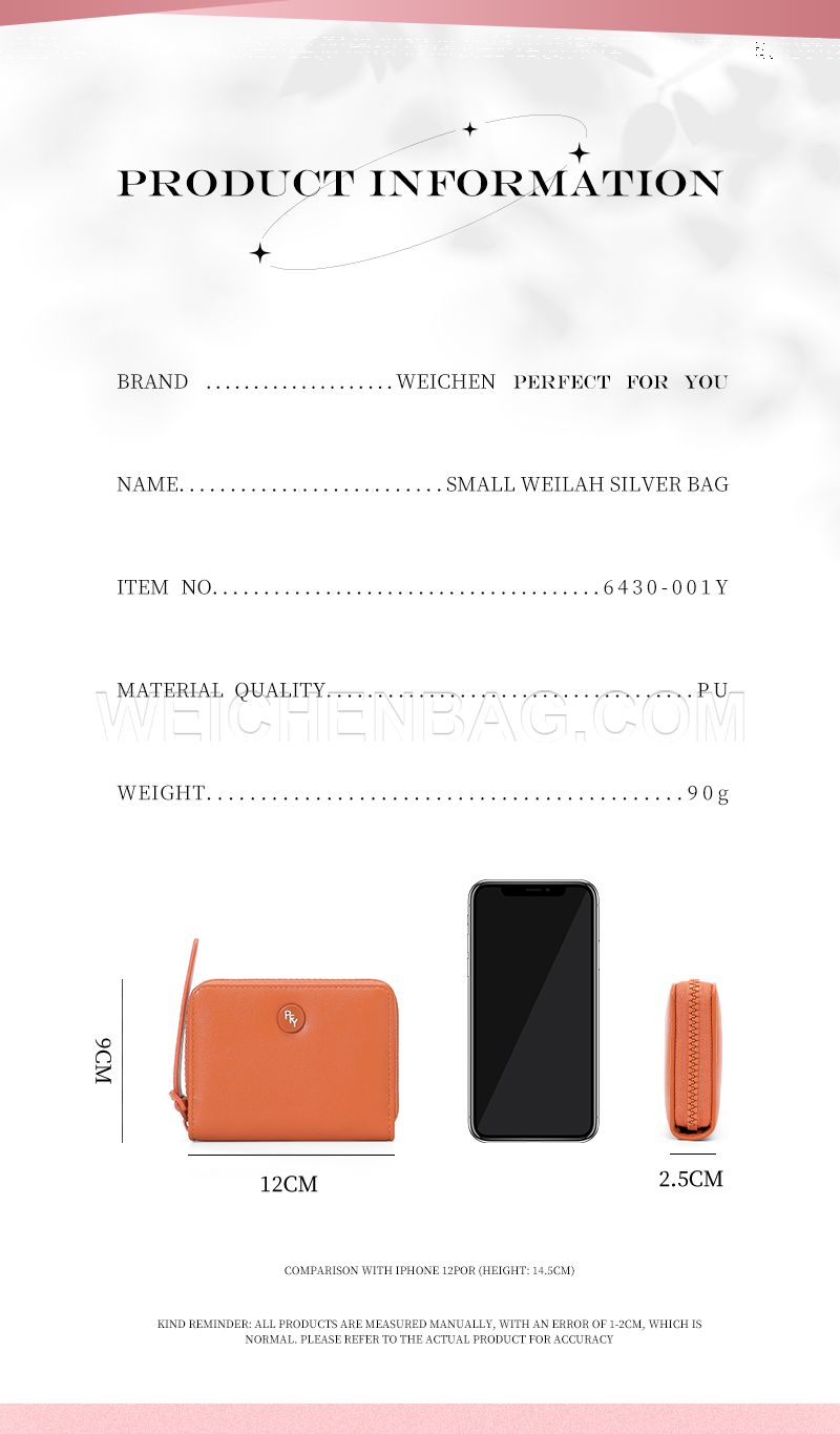 Ladies Short Purse 6430-001Y