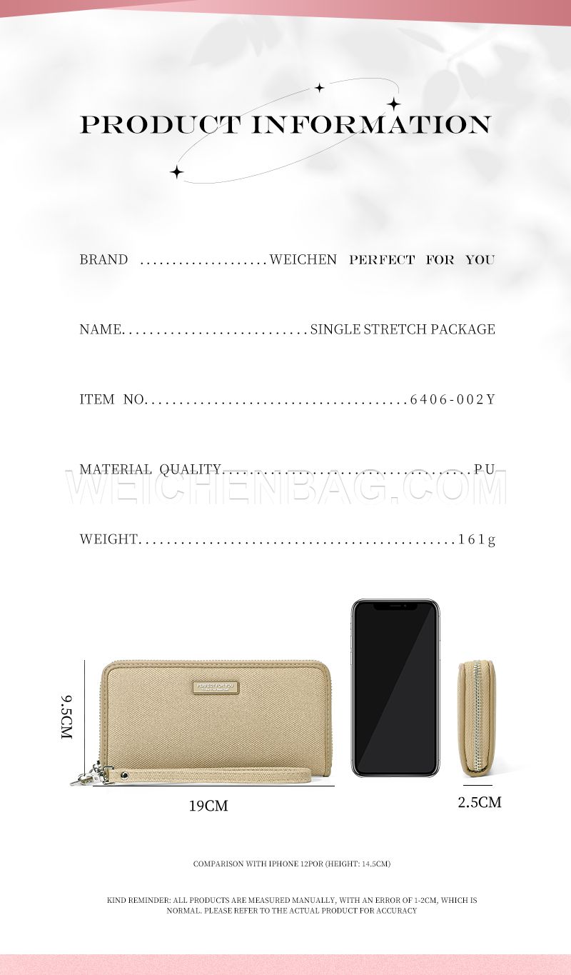 Ladies Long Purse 6406-002Y