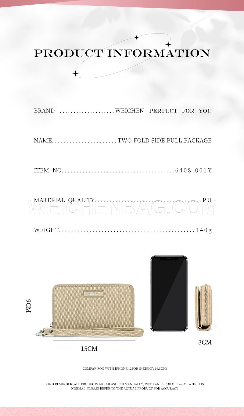 Ladies Short Purse 6408-001Y