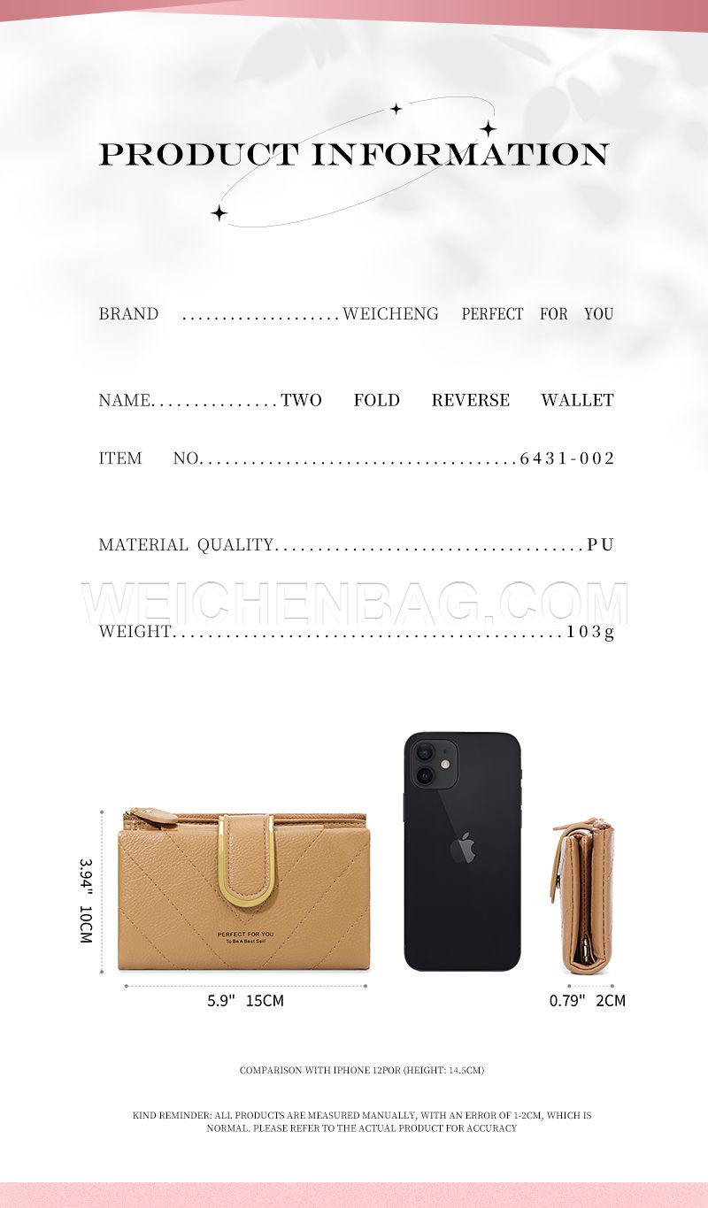 Ladies Long Purse 6431-002Y