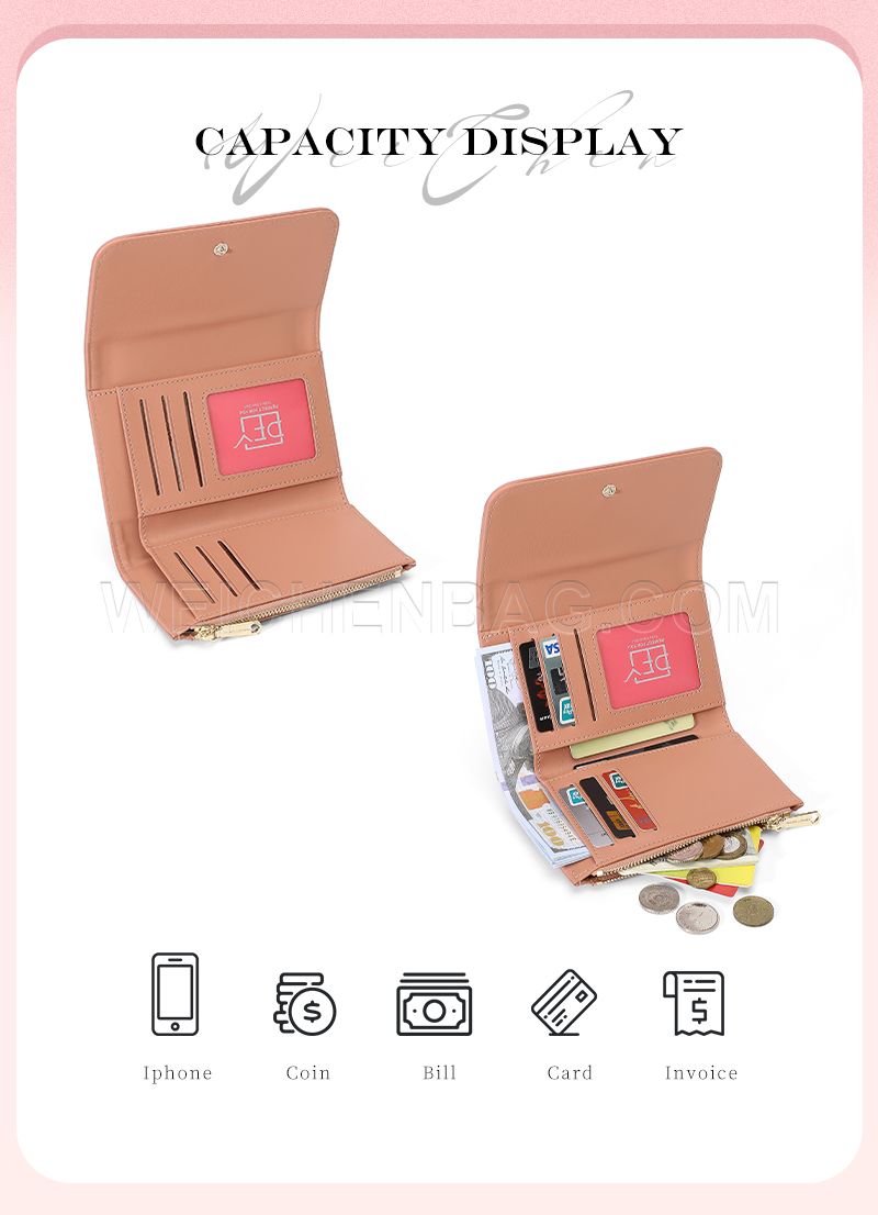 Ladies Short Purse 6438-002Y