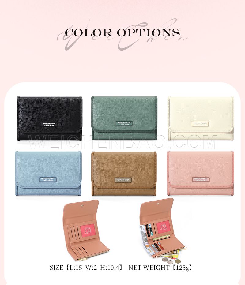 Ladies Short Purse 6438-002Y