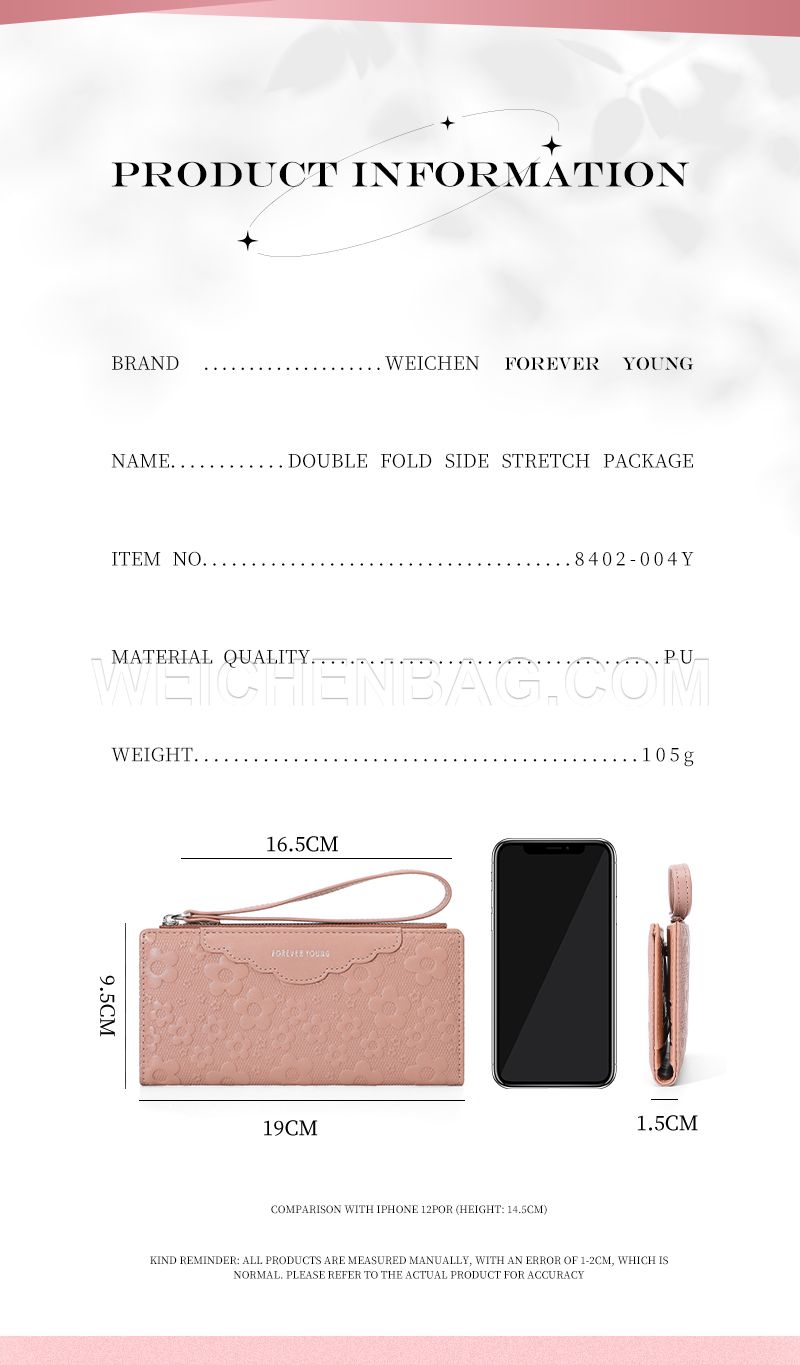 Ladies Long Purse 8402-004Y