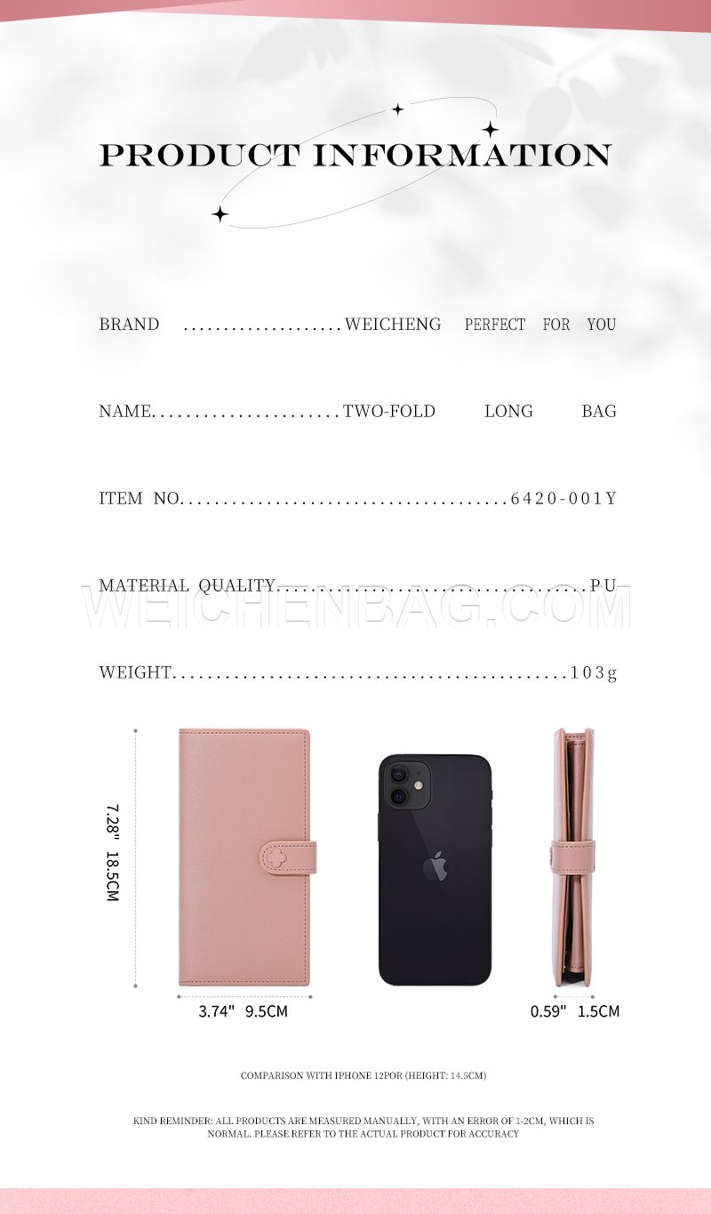 Ladies Long Purse 6420-001Y
