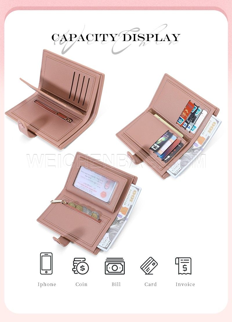 Ladies Short Purse 6419-001Y