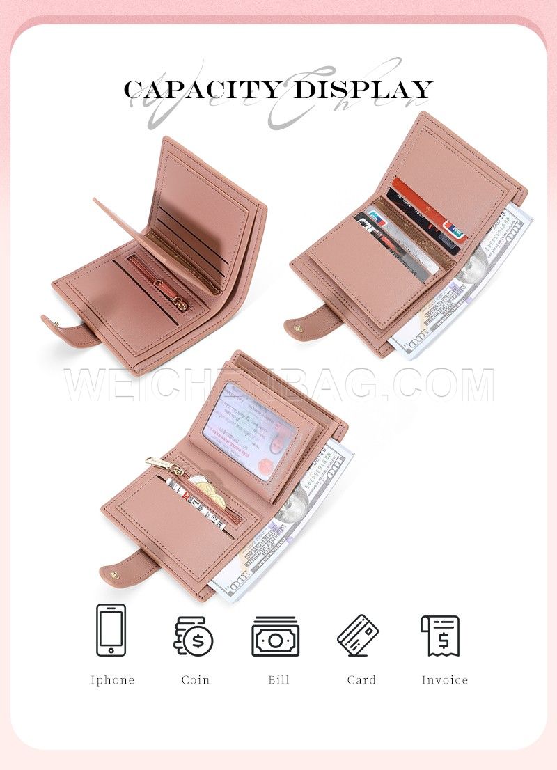 Ladies Short Purse 6418-001Y