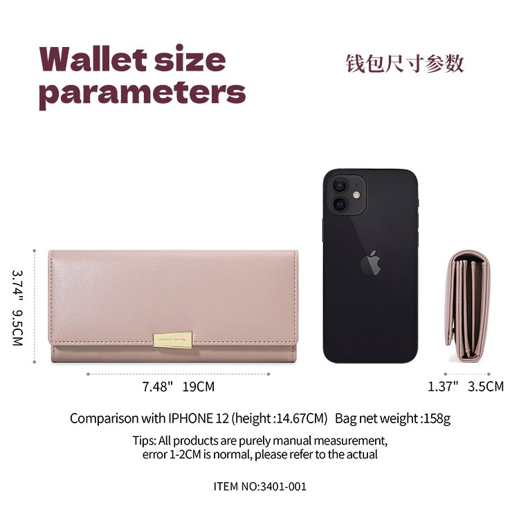 Ladies Long Purse 3401-001