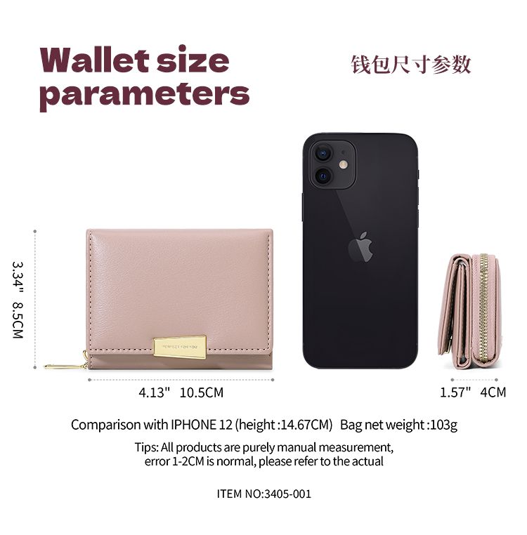 Ladies Short Purse 3405-001