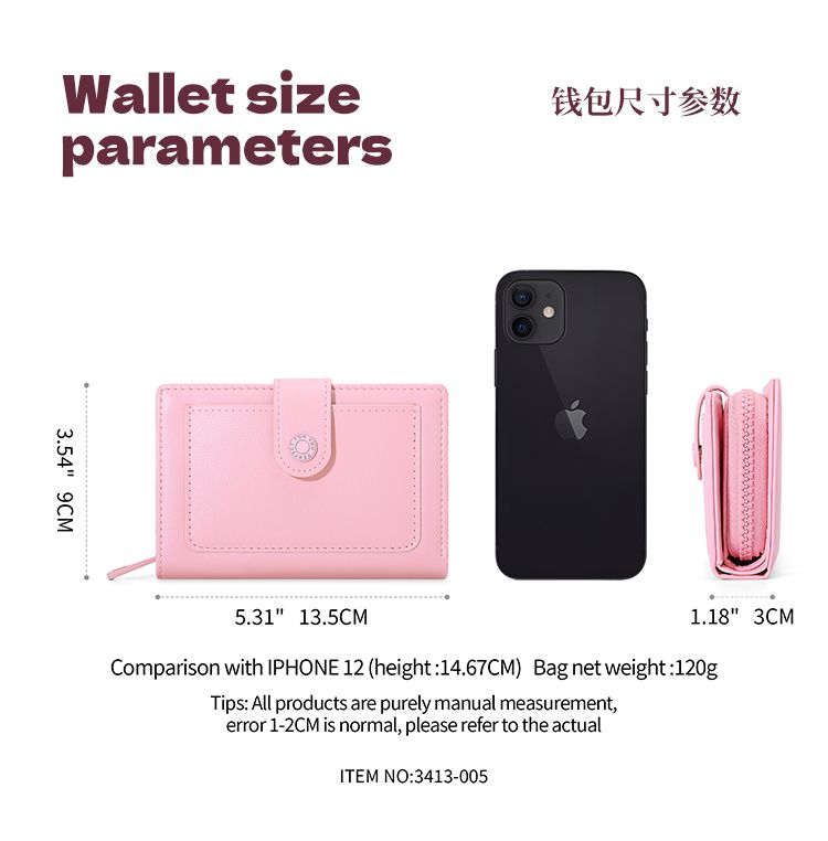 Ladies Short Purse 3413-005