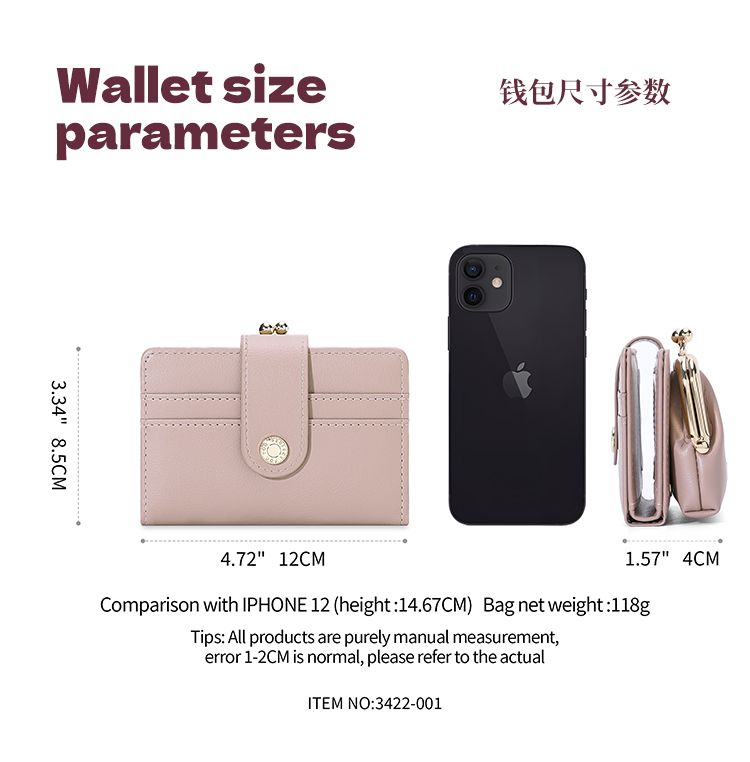Ladies Short Purse 3422-001