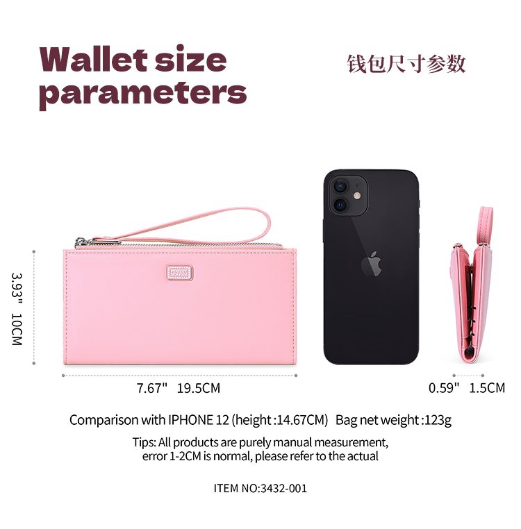 Ladies Long Purse 3432-001