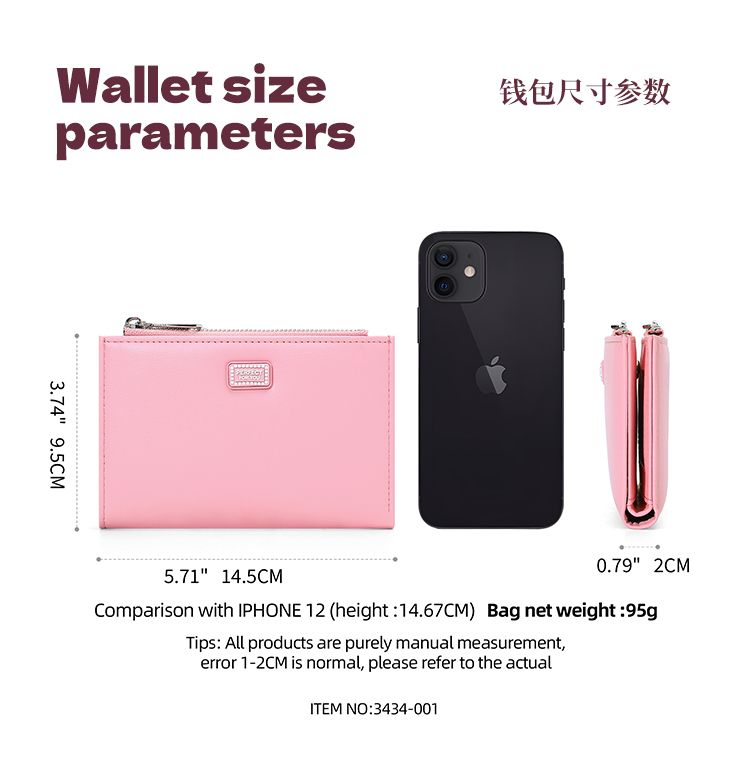Ladies Short Purse 3434-001