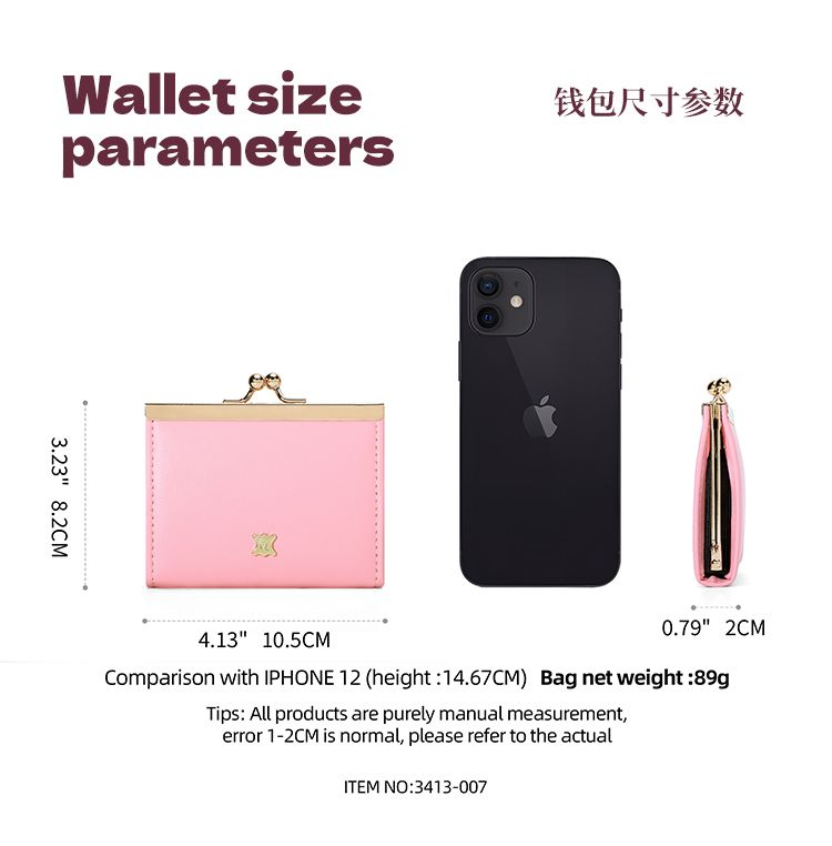 Ladies Short Purse 3413-007